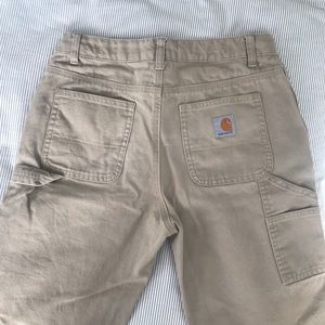 Carharrt youth size 14 khakis with adjustable waist